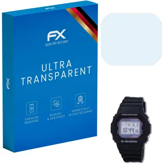 atFoliX Schutzfolie kompatibel mit Casio GW-M5610-1 Folie, ultraklare FX Displayschutzfolie (3X)
