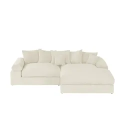 smart Ecksofa  Lionore , creme , Maße (cm): B: 265 H: 86 T: 203.0