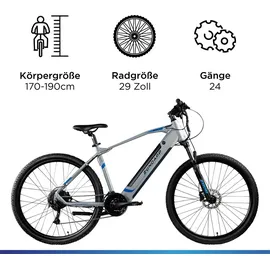 Zündapp Z808 29 Zoll RH 48 cm silber/blau