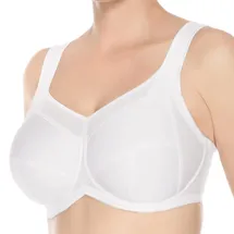 Ulla Dessous - Kate - Sport und Entlastungs-BH mit Bügel (115 I Weiß) - 115I