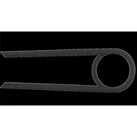HEBIE Kettenschutz Chainglider Vorderteil für Shimano Nexus 5Gang 38 Zähne, 486-535 mm, schwarz
