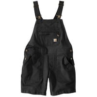 CARHARTT Rugged FlexTM Canvas, Latzshorts Damen - Schwarz - XL