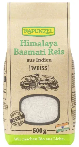 Rapunzel Himalaya Basmati Reis weiß bio 500g