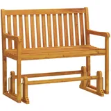 vidaXL Garten-Schaukelbank 115 x 57 x 97 cm Braun