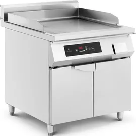 Royal Catering Induktionsgrill 720 x 610 mm glatt 10000 W - Elektro-Grillplatten Royal Catering