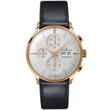 Junghans -Meister Chronoscope Schwarz Automatik Herrenuhr Saphirglas 41mm- 027/7023.02
