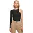 URBAN CLASSICS Organic Stretch Asymmetric Langarm-body Black M