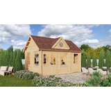 Fjordholz Gartenhaus Teehaus Dover 70 beige