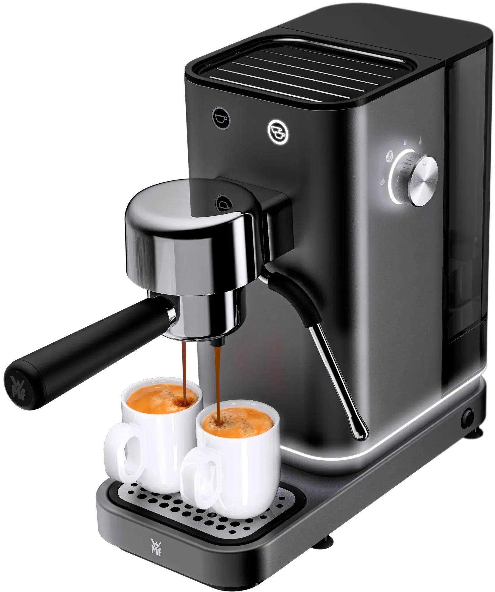 WMF Lumero Espresso Siebträgermaschine, Stone Grey