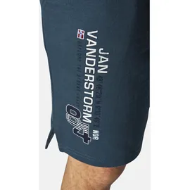 Jan Vanderstorm Permarsen Regular Sweatbermuda Petrol 4XL