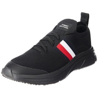 Tommy Hilfiger Herren Runner Sneaker Sportschuhe, Schwarz (Black), 40