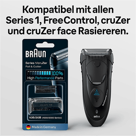 Braun Scherfolie & Klingenblock Series 1/ cruZer Free Control Kombipack 10B