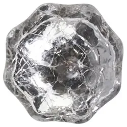 Chic Antique Griff krakeliert und handgemacht, D3,5 cm, silber