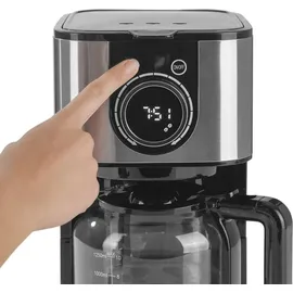 BEEM Fresh Aroma Filterkaffeemaschine Glaskanne schwarz