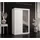 abiks möbel Schwebetürenschrank RIFLO WAVE 120 x 200 x 62 cm Weiß