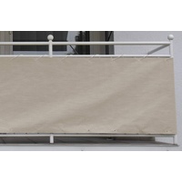 Angerer Balkonbespannung Style - Sicht- und Windschutz für den Balkon (90 cm hoch, Länge: 6 Meter, Sand)