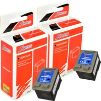 Ampertec 2 Kompatible Tinten ersetzt HP C9502A 56 Doppelpack