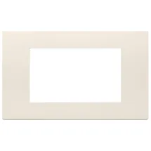 Vimar 30654.01 Serie Line Placca 4 Module, Technopolymer, Hanf