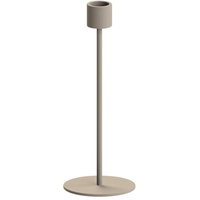 Cooee Design Kerzenleuchter Candlestick aus Metall in der Farbe Sand, Maße: 8cm x 8cm x 21cm, HI-029-01-SA