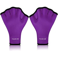 TAGVO Aquatic Handschuhe für den Oberkörperwiderstand, Schwimmhandschuhe mit Trageschlaufe, gut nähen, kein Ausbleichen, Größen für Männer Frauen Erwachsene Kinder