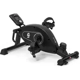 capital sports Mini Fitness Fahrrad, Heimtrainer im Sitzen für Senioren & Sportler, Ergometer Minibike für Fitness, Beintrainer Leise, Deskbike mit Magnet-widerstand, Mini-bike Sportger - Schwarz