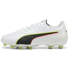 Puma King 20 Pro AG/FG Herren PUMA white/glowing red/yellow alert 42