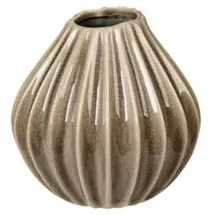 Broste Copenhagen Wide Vase S Rainy Day Grey