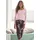 s.Oliver Damen Pyjamahose bordeaux-geblümt Gr.32/34