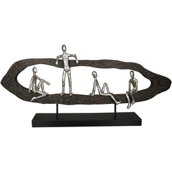 Casablanca by Gilde Dekofigur Skulptur „Hang out“ (1 St) schwarz