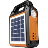 EASYMAXX SECURITY EASYmaxx Solar-Generator Kit 4500mAh - schwarz/orange