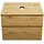Burgbad Lin20 Waschtischunterschrank inklusive Konsolenplatte, 2 Auszüge, 802x487x661mm, WWYI080F5353, Farbe: Eiche Dekor Urban