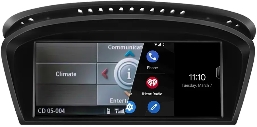 Junsun CarPlay für BMW E60 E61 E90 E91 CCC CIC - 5er CCC - 8.8 inch - 1+32GB - Standard