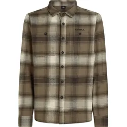 O'Neill Flannel Check Shirt brown check small (37028) S
