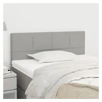 VidaXL Kopfteil Hellgrau 80x5x78/88 cm Stoff