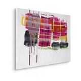 KOMAR Keilrahmenbild im Echtholzrahmen - Ruby Pink - Größe 60 x 90 cm - Wandbild, Kunstdruck, Wanddekoration, Design, Wohnzimmer, Schlafzimmer