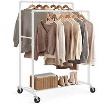 Songmics HSR060W01 Kleiderständer 100 x 40 x 160 weiß
