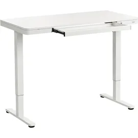 Beliani Schreibtisch Weiß 120 x 60 cm elektrisch höhenverstellbar PENLY in - (W) (H) 70 x (L) | Gr.: onesize