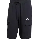 adidas Essentials Feelcozy French Terry, Cargoshorts Herren JE6291 - black/white