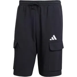 adidas Essentials Feelcozy French Terry, Cargoshorts Herren JE6291 - black/white