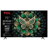 TCL 75C69K Smart TV 4K QD-MiniLED 75 pollici 144Hz Dolby Atmos Google TV - Silber
