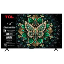TCL 75C69K Smart TV 4K QD-MiniLED 75 pollici 144Hz Dolby Atmos Google TV - Silber