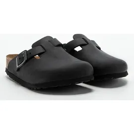 Birkenstock Boston Nubukleder geölt schwarz 42