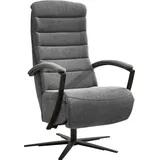die planbar Relaxsessel DIE PLANBAR Polyester 66 x 110 x 83 cm Grau mit Relaxfunktion