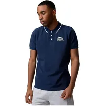 Lonsdale Ballygalley Kurzarm-poloshirt - Dark Navy / White - XL