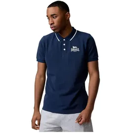 Lonsdale Ballygalley Kurzarm-poloshirt - Dark Navy / White - XL
