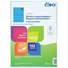 ÖKI Sichthüllen A4 Blau 100 St.
