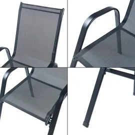 casa.pro Aradeo Set 7-tlg. Schwarz