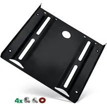 InLine 39950S HDD-/SSD-Einbaurahmen, 2,5" auf 3,5", mit Einbauschrauben, schwarz