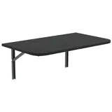 AKKE Klapptisch, Wandklapptisch mit abgerundete Ecken für Küche Kinderzimmer klappbar 60 cm x 90 cm
