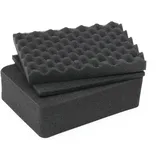 HMF ODR100 Koffereinlagen mit Rasterschaumstoff für Outdoor-Fotokoffer 3er Set 24 x 18 cm